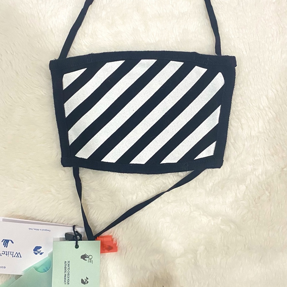 Off-White Diag Printed Face Mask